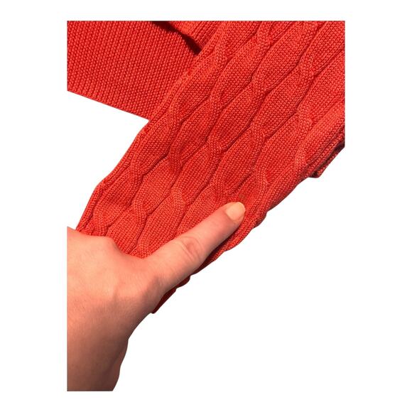 Masters Cableknit sweater women’s medium Bobby jones v-neck - Picture 5 of 11